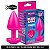 Plug Anal Touch Rosa Com Joia Lilás  Coração - La Pimienta - Imagem 1