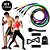 Kit Elástico Extensor 11 Itens Treino Intenso Funcional Musculação Power Tube Resistance - Imagem 1