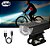 Lanterna Farol para Bike Bicicleta Luz LED USB Recarregável a Prova D'agua 3 Modos - Imagem 2