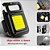Lanterna Chaveiro Portátil LED Recarregável Para Ciclismo Camping Pesca com Mosquetão e Abridor de Garrafa - Imagem 5