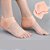 Meia Palmilha de Silicone Calcanheira para Esporão Fascite Plantar Tendinite do Calcâneo Proteção Ortopédica - Imagem 2