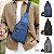 Bolsa de Ombro Bag Shoulder Tranversal Pochete de Lado Regulável - Imagem 2