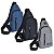 Bolsa de Ombro Bag Shoulder Tranversal Pochete de Lado Regulável - Imagem 3