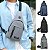 Bolsa de Ombro Bag Shoulder Tranversal Pochete de Lado Regulável - Imagem 4