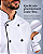 Dólmã Chef Cozinha Trajano Unissex 100% Algodão - Dr Chef - Imagem 6