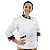 Dólmã Feminino Chef de Cozinha Caveiras e Rosas - Imagem 3
