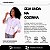 Dólmã Feminino Chef Cozinha Sarja Estampado Branco Morangos - Imagem 7