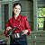 Dólmã Chef Feminino Vermelho Gastronomia Cozinha - Dr Chef - Imagem 2