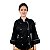Dólmã Chef Feminino Preto/ Branco 100% Algodão - Imagem 5