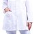 Jaleco Branco Feminino Acinturado Saúde Enfermagem Medicina - Dr Chef - Imagem 2