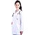 Jaleco Branco Feminino Acinturado Saúde Enfermagem Medicina - Dr Chef - Imagem 3