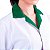 Jaleco Feminino Acinturado Detalhe em Verde Médicas e Enfermeiras - Dr Chef - Imagem 4