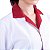 Jaleco Feminino Acinturado Com Detalhe Vermelho - Dr Chef - Imagem 2