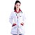Jaleco Feminino Acinturado Com Detalhe Vermelho - Dr Chef - Imagem 7