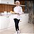 Dólmã Chef de Cozinha Feminino com Detalhes Dourado - Dr Chef - Imagem 2