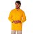Dólmã Chef De Cozinha Unissex Amarelo Mostarda 100% Algodão Com Pesponto - Dr Chef - Imagem 4