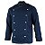 Dolmã Chef de Cozinha Azul Marinho Elegante Dr Chef - Imagem 6