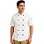 Dólmã Chef de Cozinha Manga Curta Oxford Branco - Dr. Chef - Imagem 1