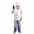 Dólmã Chef de Cozinha Infantil  Chapéu Mestre Cuca Branco - Dr Chef - Imagem 3