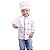 Dólmã Chef de Cozinha Infantil  Chapéu Mestre Cuca Branco - Dr Chef - Imagem 1