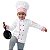 Conjunto Chef de Cozinha Infantil Dólmã e Chapéu Colorido 02 a 14 anos - Dr Chef - Imagem 7