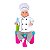 Kit Infantil Dólmã + Chapéu Branco Mini Chef - Dr Chef - Imagem 1