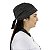 Bandana Para Chef de Cozinha Preto com Poá  - Dr Chef - Imagem 3