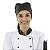 Bandana Para Chef de Cozinha Preto com Poá  - Dr Chef - Imagem 1
