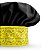 Chapéu Para Chef de Cozinha Bananas - Dr Chef - Imagem 3