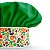 Chapéu Para Chef de Cozinha Legumes Brancos - Dr Chef - Imagem 3