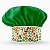 Chapéu Para Chef de Cozinha Legumes Brancos - Dr Chef - Imagem 5