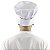 Chapéu Chef Cozinha Profissional Branco Com Preto - Dr Chef - Imagem 3