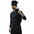 Chapéu Chef Cozinha Profissional Preto Com Branco - Dr Chef - Imagem 2