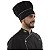 Chapéu Chef Cozinha Profissional Preto Com Branco - Dr Chef - Imagem 3