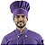 Chapéu para Chef Cozinha Profissional Roxo Branco - Dr Chef - Imagem 4