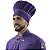 Chapéu para Chef Cozinha Profissional Roxo Branco - Dr Chef - Imagem 6