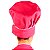 Chapéu Para Chef de Cozinha Profissional Rosa - Dr Chef - Imagem 3