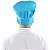 Chapéu Para Chef Cozinha Profissional Azul Caribe - Dr Chef - Imagem 5