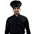 Chapéu Chef Cozinha Profissional Preto com Azul - Dr Chef - Imagem 5
