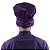 Chapéu Chef Cozinha Profissional Roxo com Preto - Dr Chef - Imagem 4