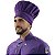 Chapéu Chef Cozinha Profissional Roxo com Preto - Dr Chef - Imagem 5