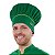 Chapéu Para Chef Cozinha Profissional Verde Brasil - Dr Chef - Imagem 5