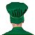Chapéu Para Chef Cozinha Profissional Verde Brasil - Dr Chef - Imagem 4
