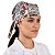 Bandana Para Barbeiro Profissional Branco - Dr Chef - Imagem 4