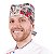 Bandana Para Barbeiro Profissional Branco - Dr Chef - Imagem 7