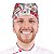 Bandana Para Barbeiro Profissional Branco - Dr Chef - Imagem 1
