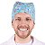 Bandana Para Médico Pediatra Profissional Azul - Dr Chef - Imagem 1