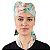 Bandana Chef Cozinha Profissional Floral Verde - Dr Chef - Imagem 3