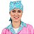 Bandana Para Dentistas Estampado Azul - Dr Chef - Imagem 1