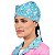 Bandana Para Dentistas Estampado Azul - Dr Chef - Imagem 5